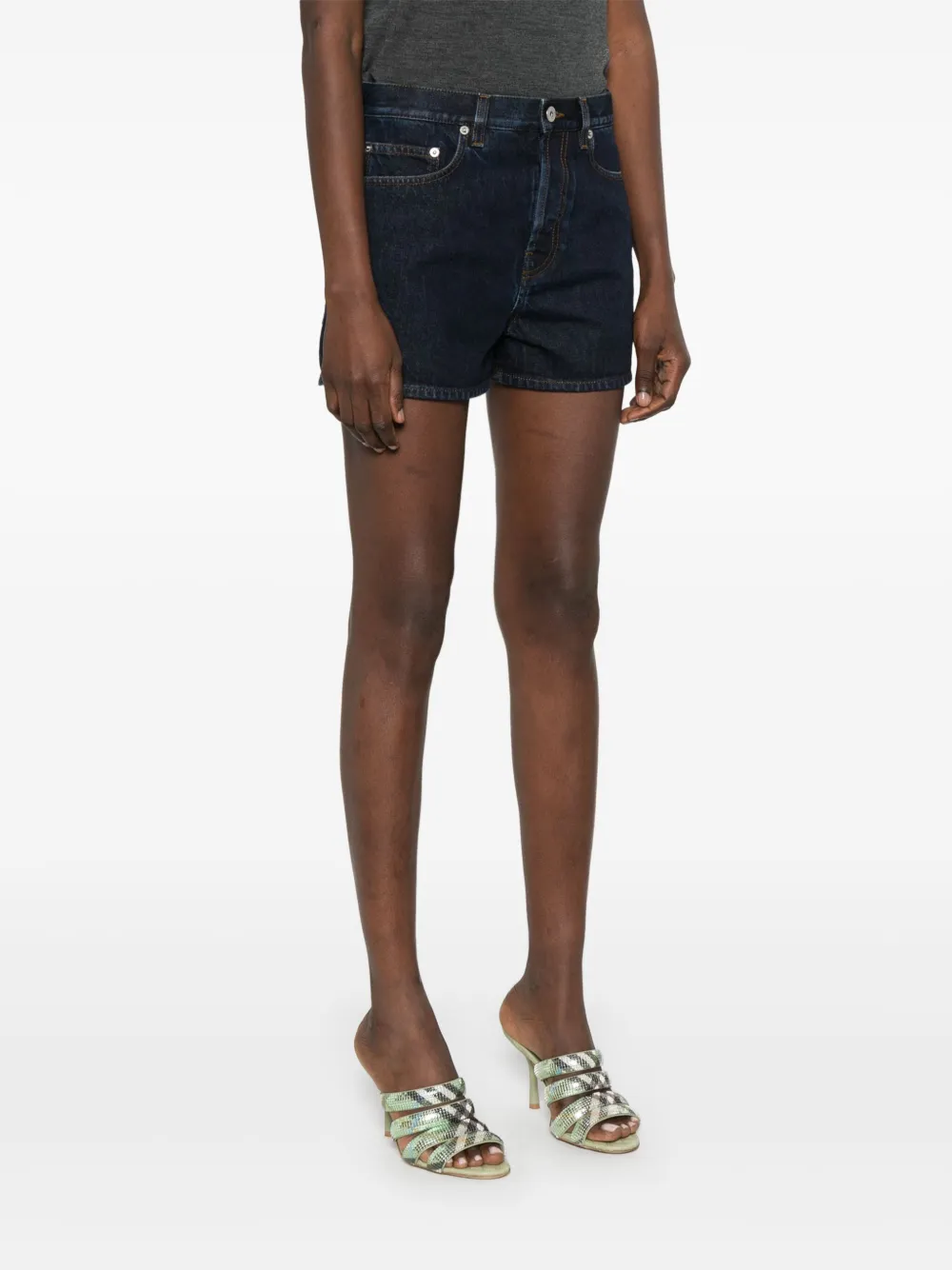 Burberry Shorts met patch-detail Blauw