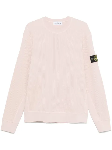 Stone Island waffle organic-cotton sweatshirt