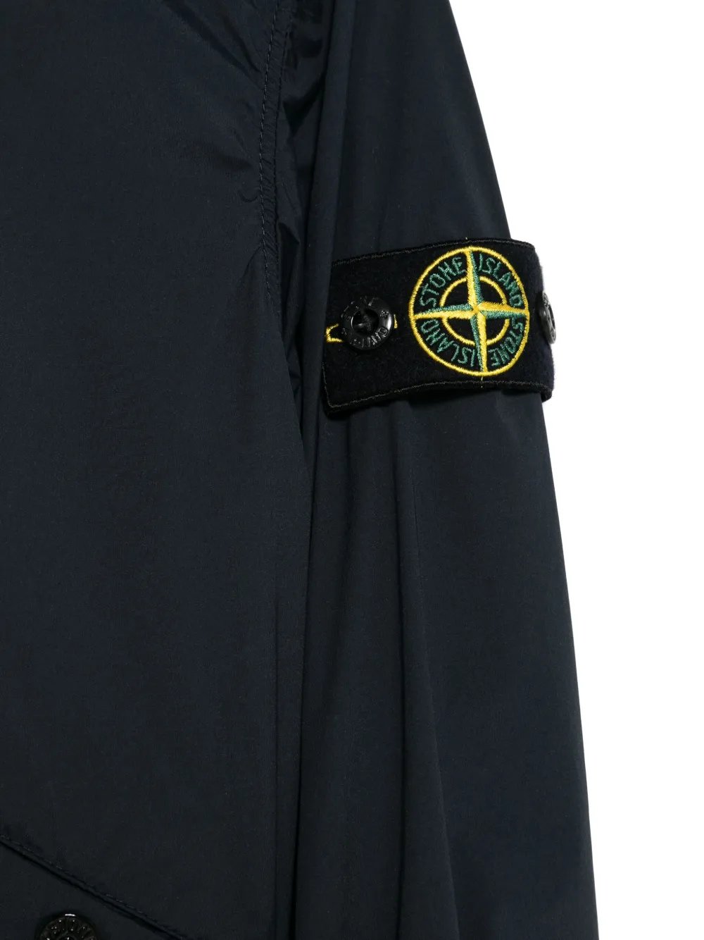 Stone Island Junior Jack met Compass-logopatch Blauw