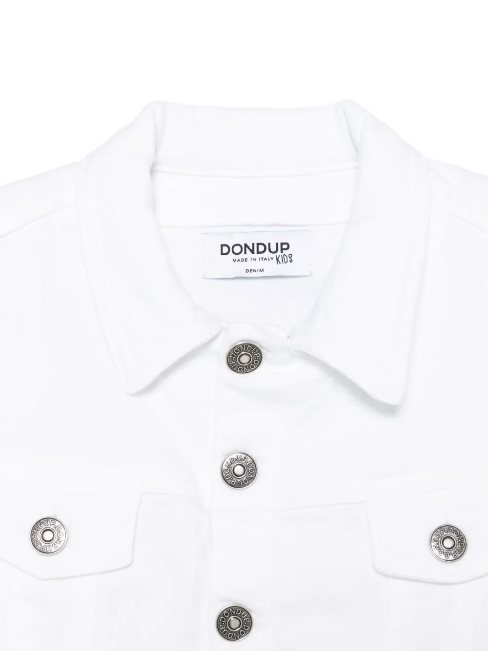 DONDUP KIDS Cropped spijkerjack Wit