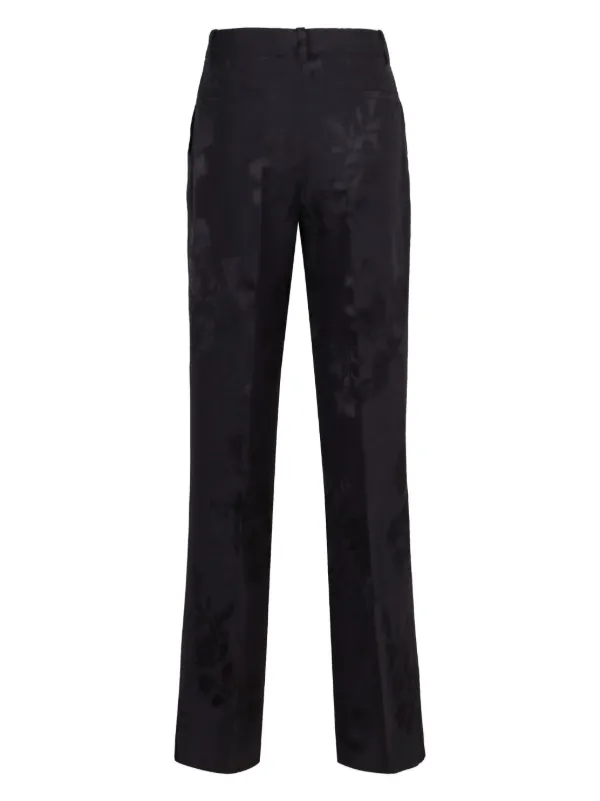 パンツ PAROSH Women Straight Pants D220003XLILIUXY 012 NAVY WOMAN PAROSH BLUE VIRGIN WOOL PANT