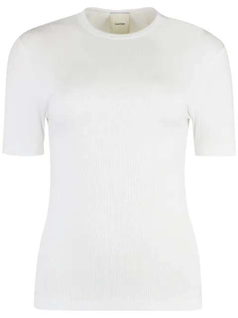 Calvin Klein playera de canalé fino