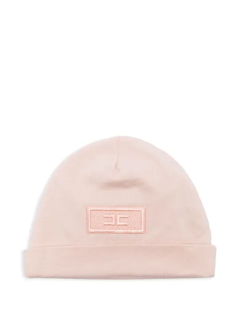 Elisabetta Franchi La Mia Bambina logo-patch beanie