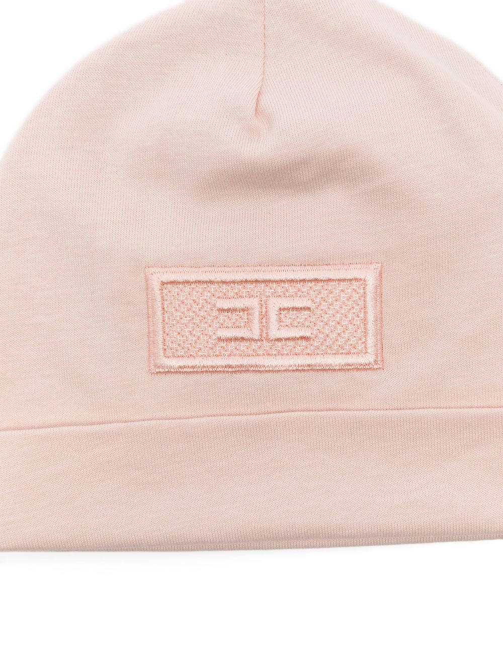 Elisabetta Franchi La Mia Bambina Muts met logopatch - Roze