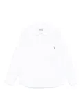 DONDUP KIDS monogram-jacquard shirt - White
