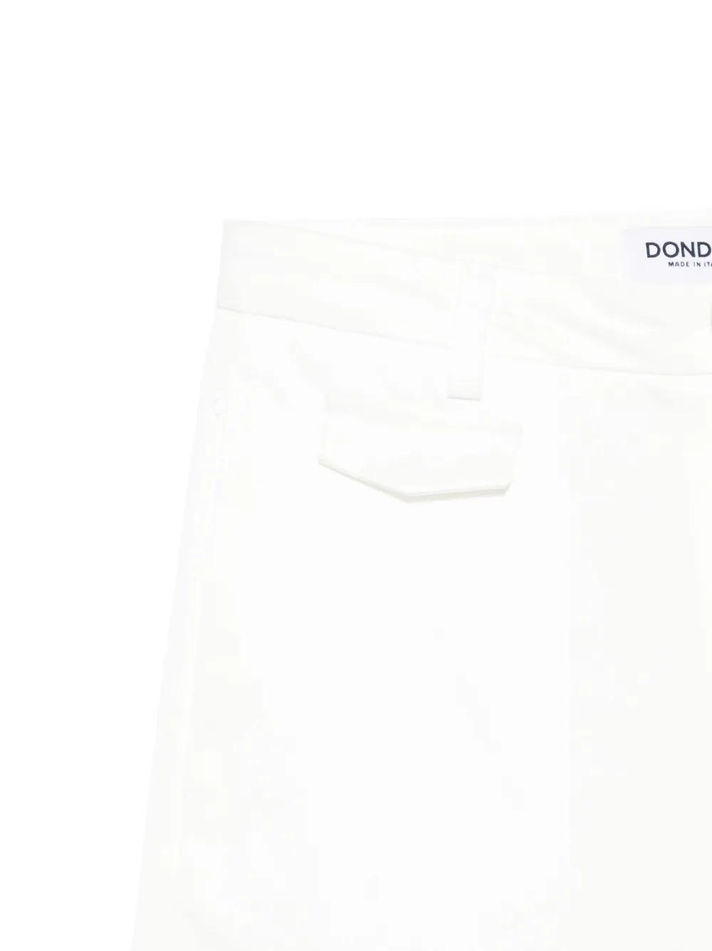 Dondup Interlock Twill Weave Trousers In Neutrals