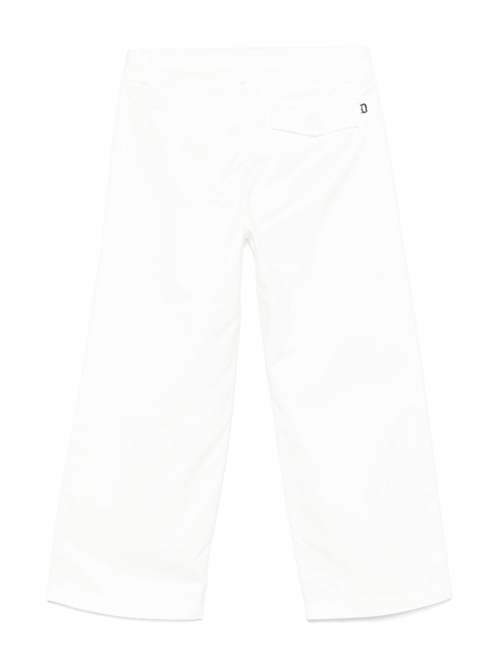 DONDUP KIDS interlock twill weave trousers - Neutrals