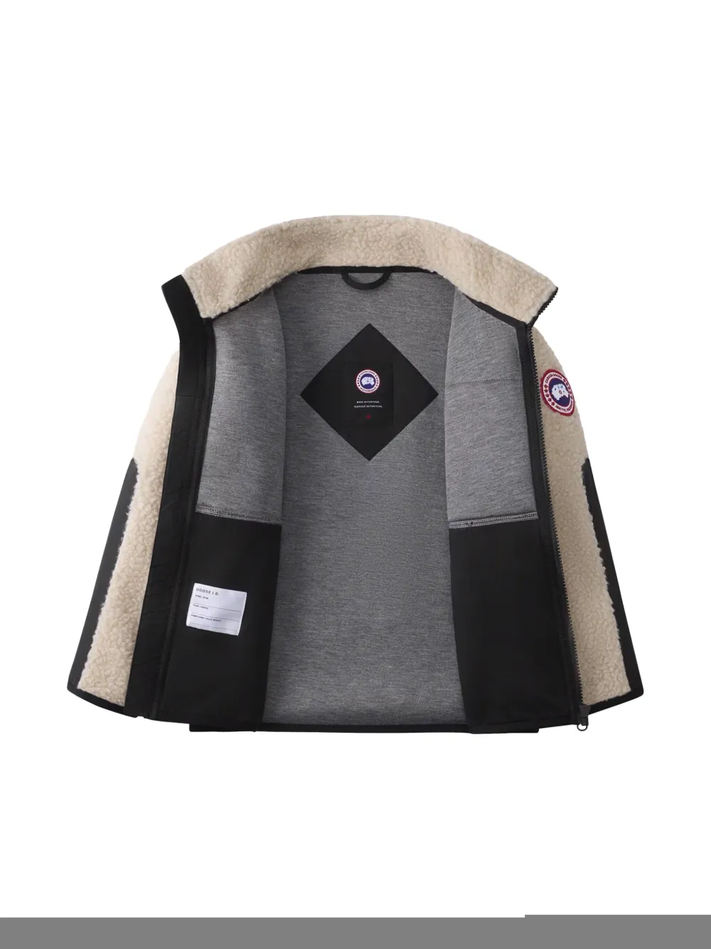 Canada Goose Kids Simcoe fleece jacket - Beige