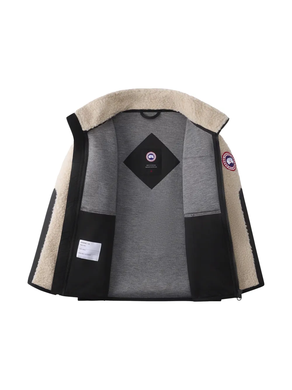 Canada Goose Kids Simcoe fleece jacket - Beige