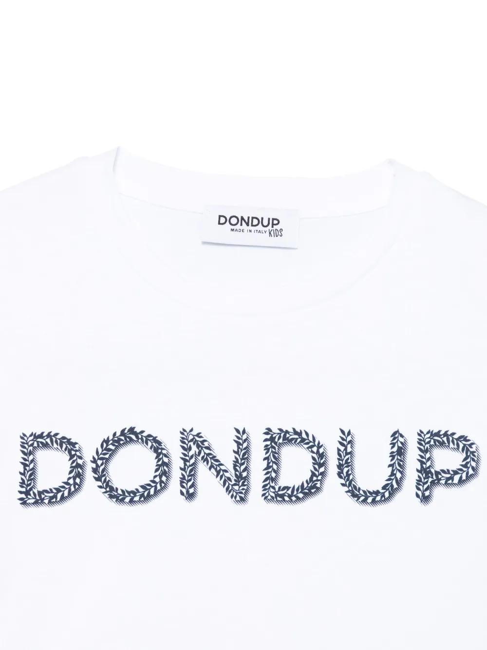 DONDUP KIDS T-shirt met logoprint Wit