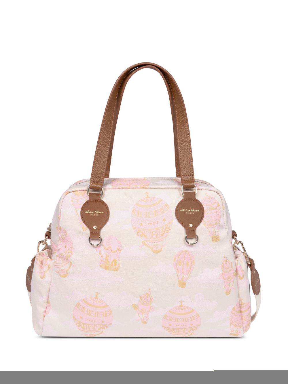 Atelier Choux Hot Air Balloons changing bag - Roze