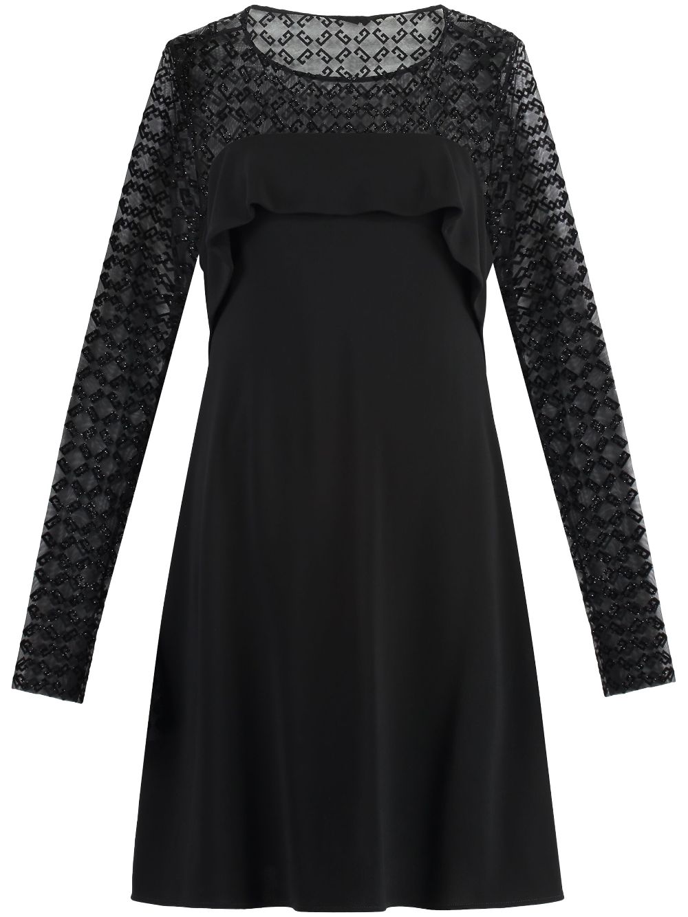 Givenchy jersey draped dress - Black