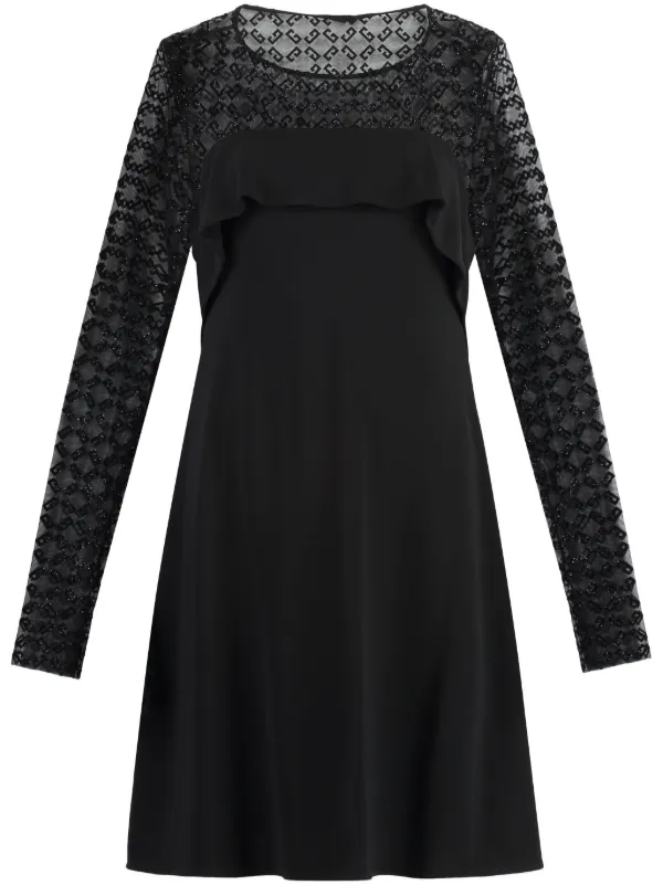 givenchy jersey dress Givenchy Jersey Draped Dress | Black
