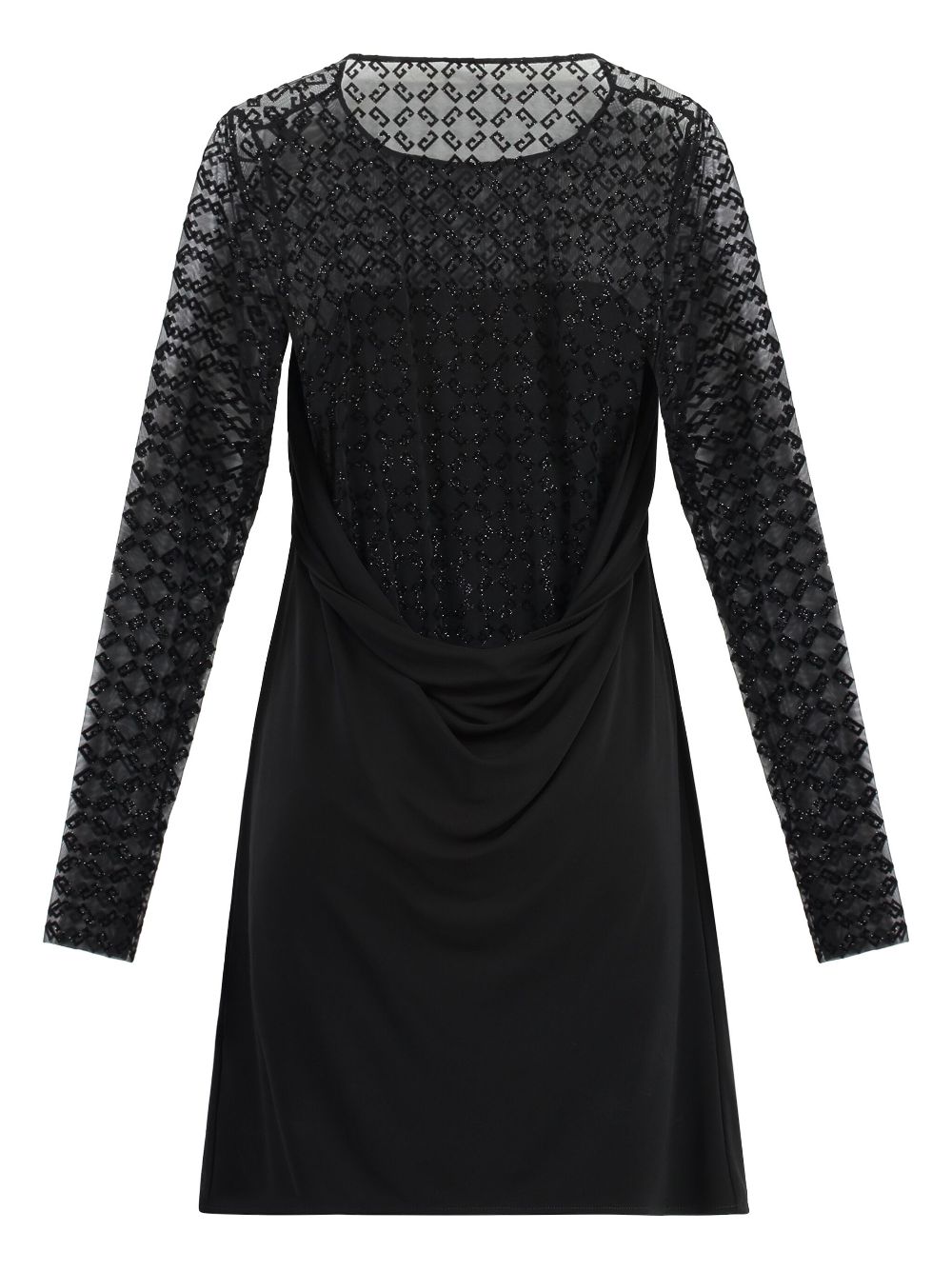 Givenchy jersey draped dress - Black