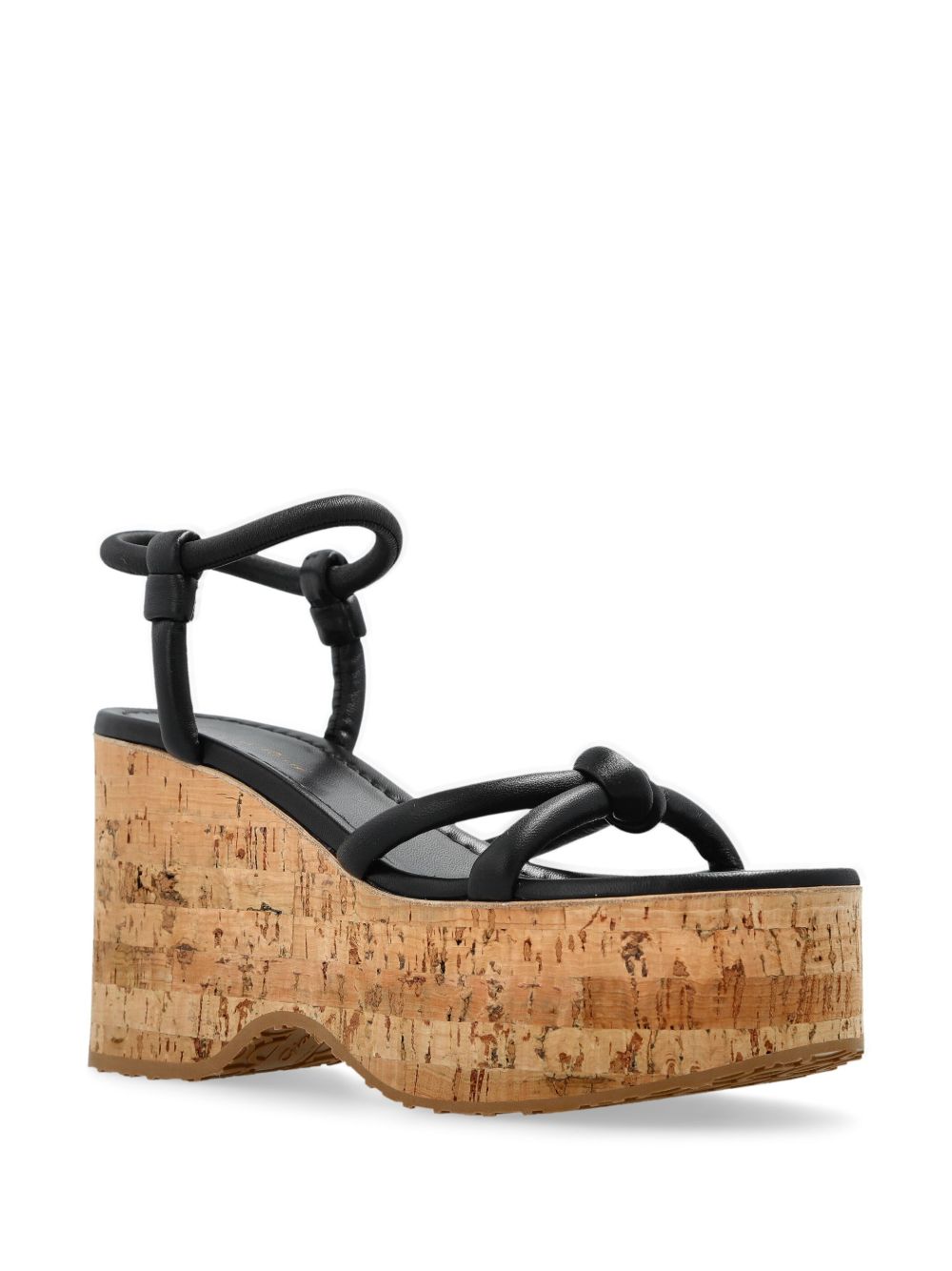 Gianvito Rossi Sandalen met sleehak - Zwart