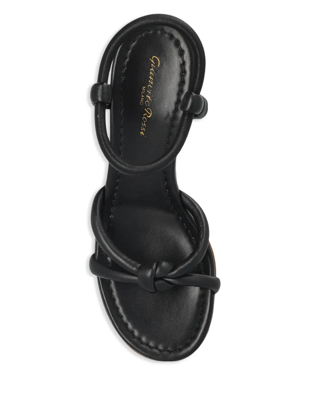 Gianvito Rossi Sandalen met sleehak Zwart