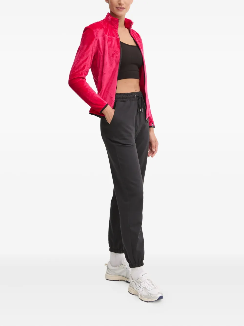 Colmar Zip-up Ski Sweatshirt In Pink