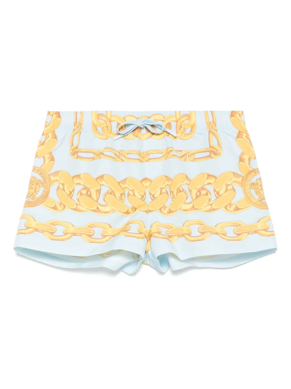 Medusa Chain-print swim shorts