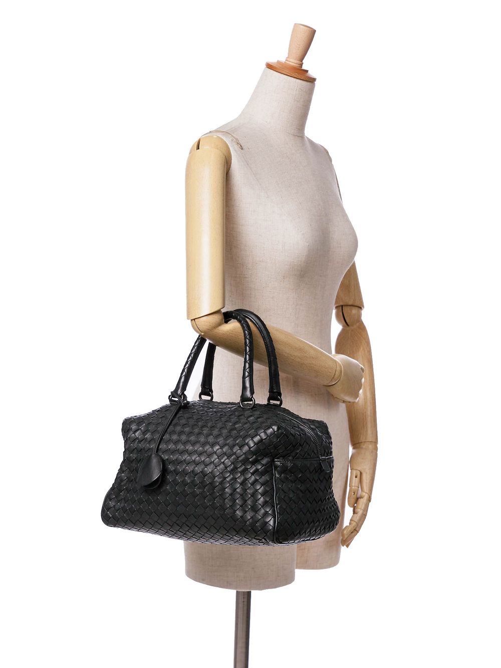 Bottega Veneta Pre-Owned 2012-2024 Nappa Intrecciato boekentas - Zwart