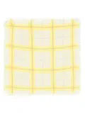 Eric Bompard printed twill scarf - Yellow