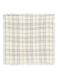 Eric Bompard mini printed twill scarf - Neutrals