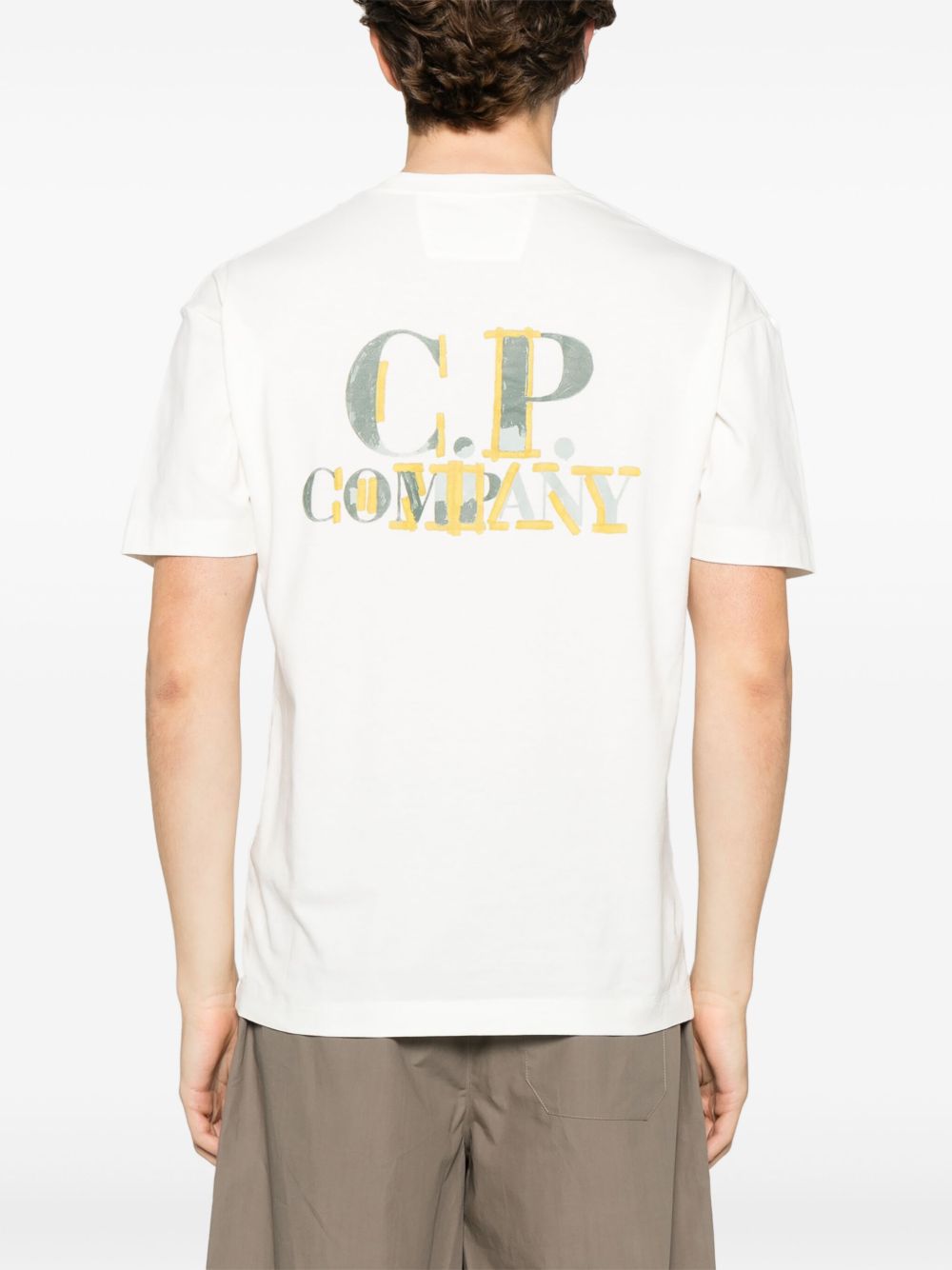 C.P. COMPANY LOGO-PRINT T-SHIRT