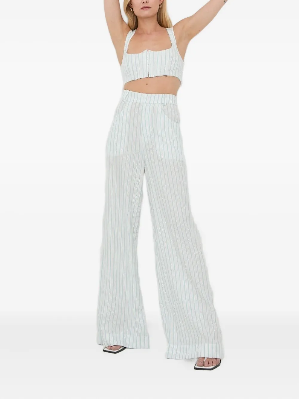 For Love And Lemons Skyler striped corset top | Vests & Tank Tops | Image 2