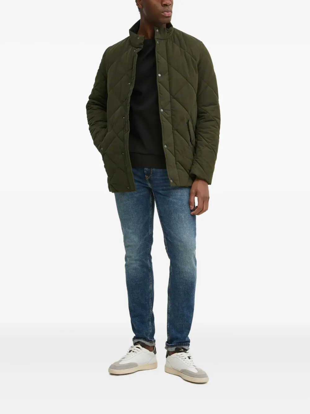 Hackett Sweater met geborduurd logo - Zwart