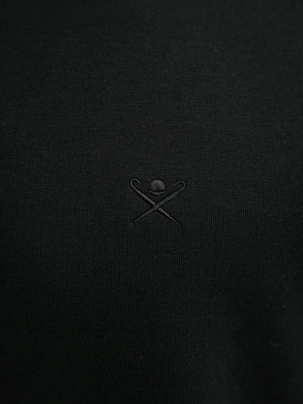 Hackett Sweater met geborduurd logo Zwart
