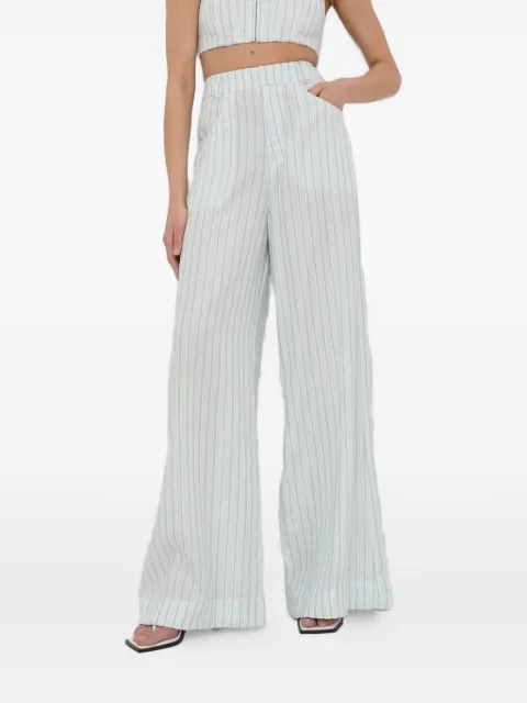 For Love And Lemons pinstriped pocket trousers