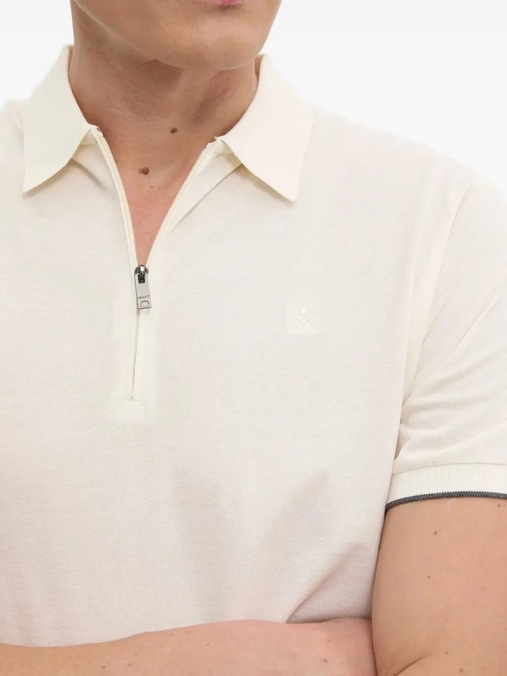 Hackett Katoenen poloshirt Beige