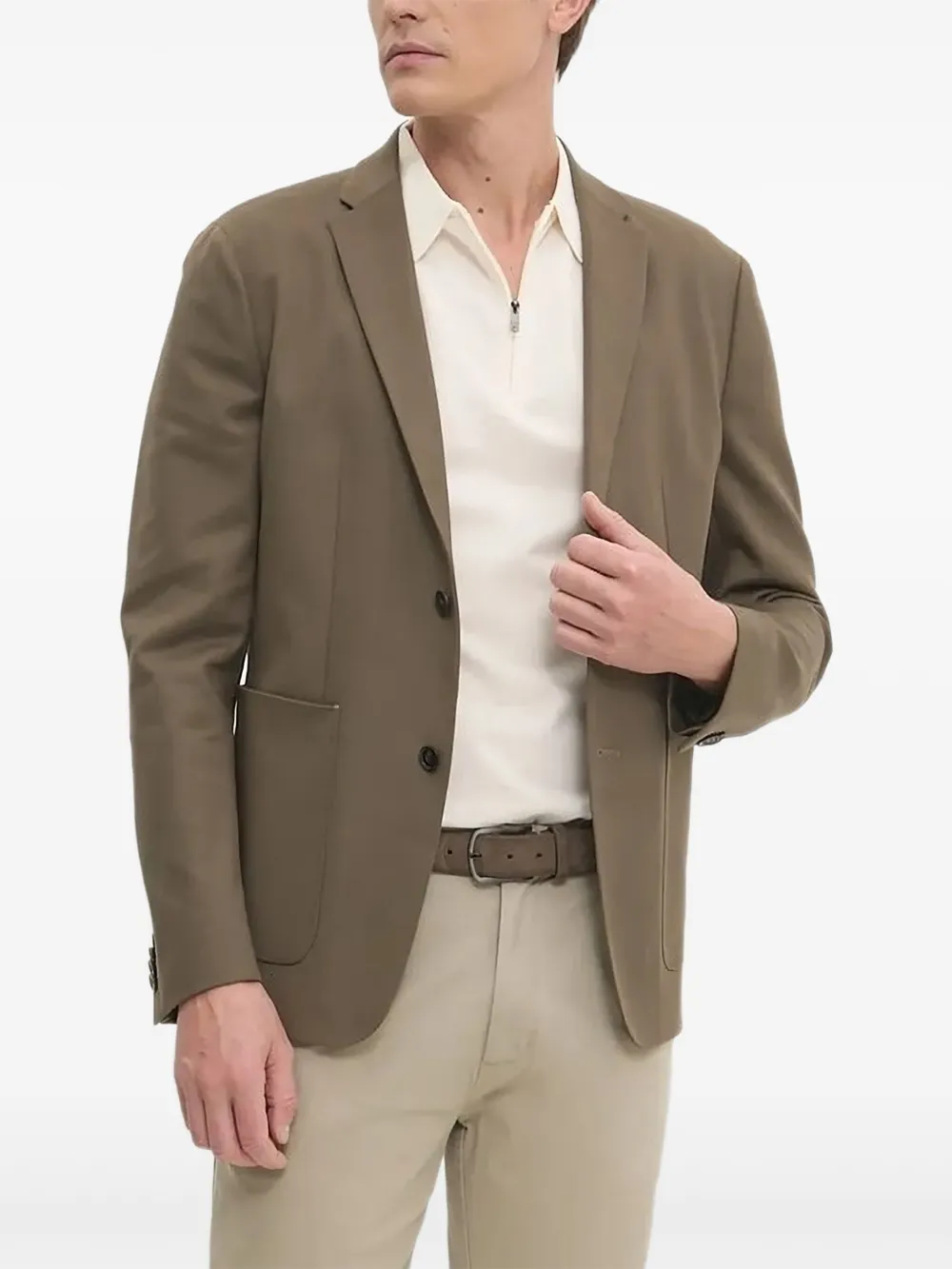 Hackett Katoenen poloshirt Beige