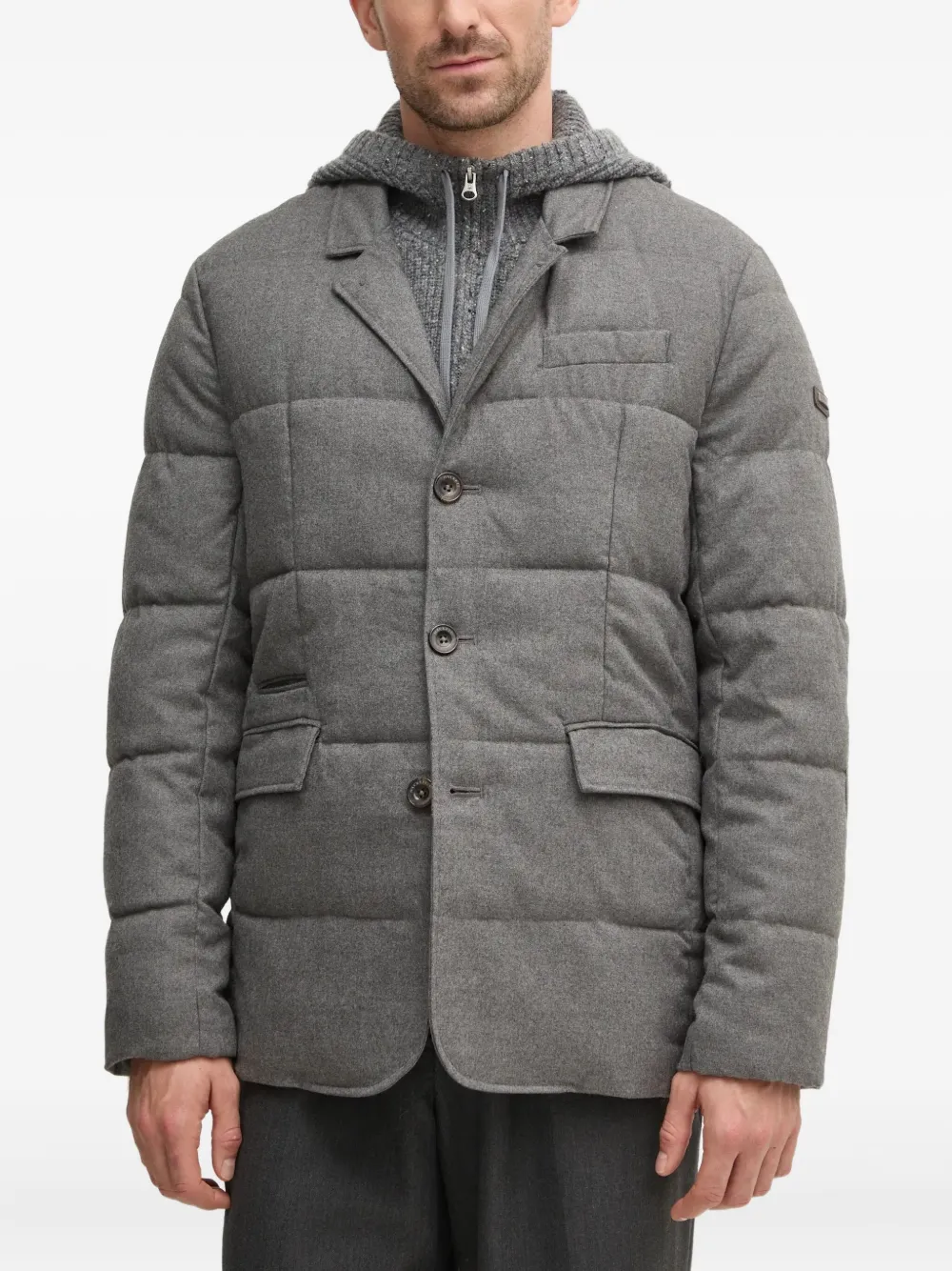 Hackett padded hooded jacket | Grau | Image 1