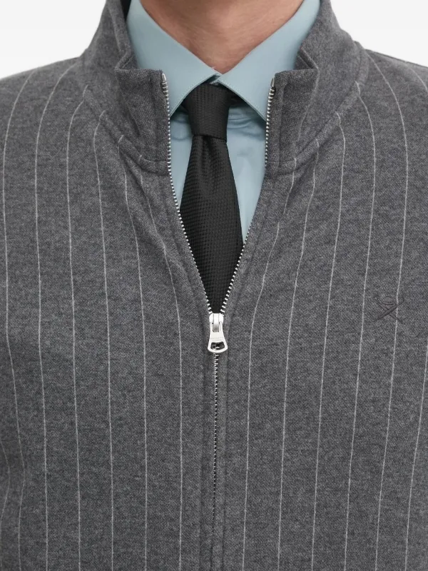 Hackett ストライプ ジップアップ セーター | グレー | FARFETCH JP