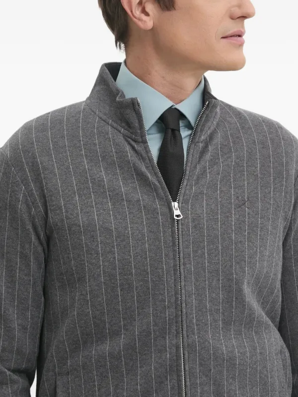 Hackett ストライプ ジップアップ セーター | グレー | FARFETCH JP