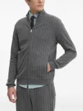 Hackett pinstripe zip-up sweater - Grey