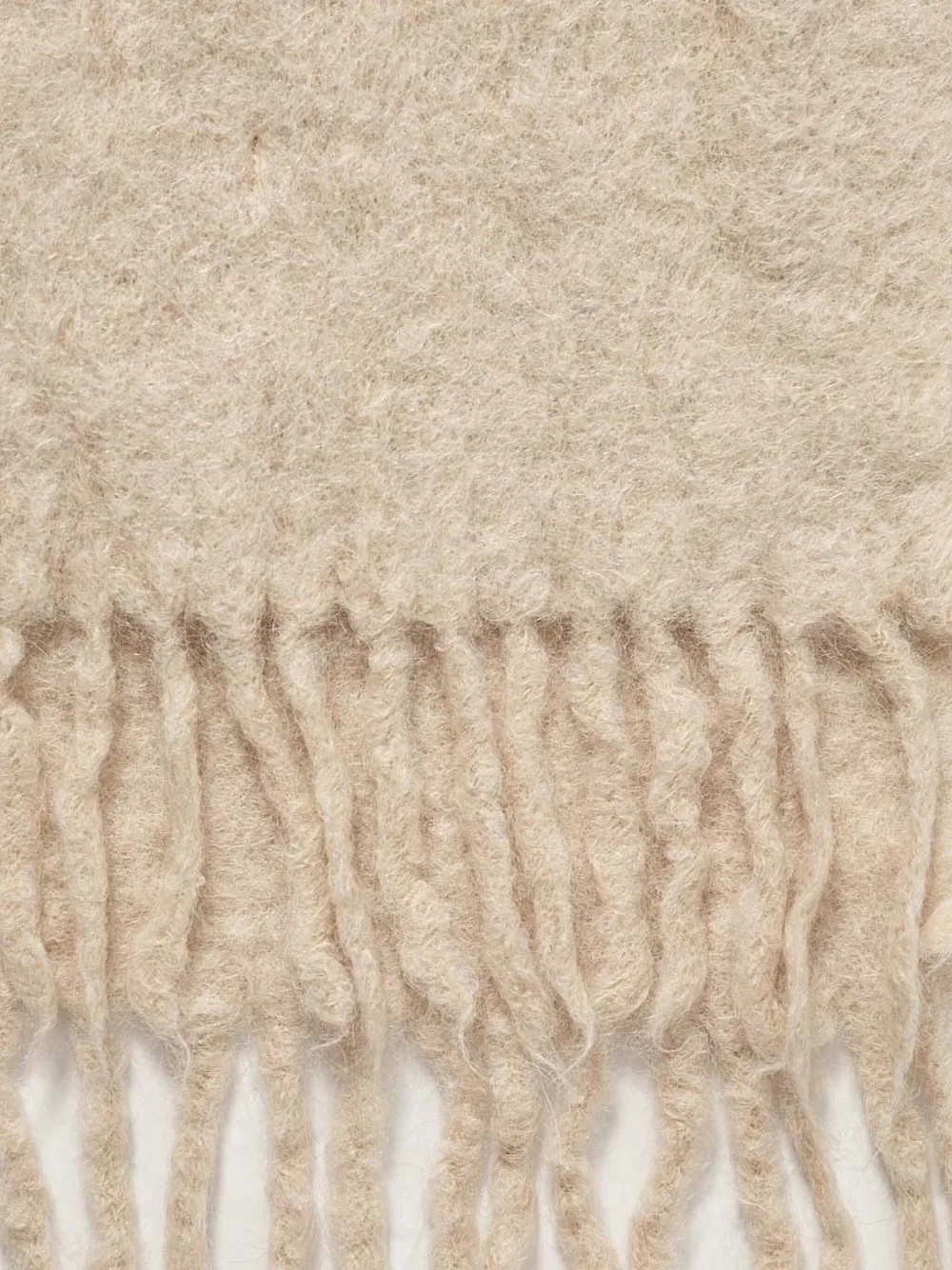 Day Birger Et Mikkelsen Sjaal van wolblend met franje - Beige