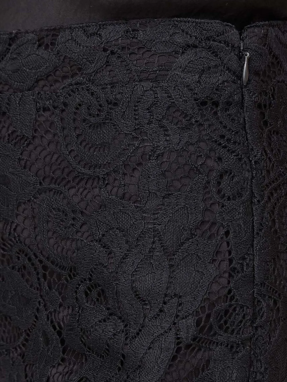 Day Birger Et Mikkelsen Broek met kanten vlakken Zwart