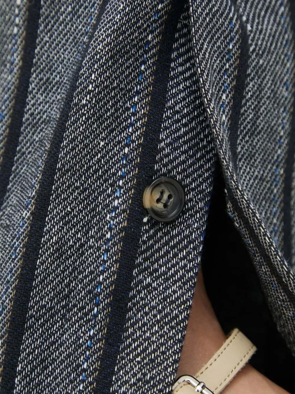 Day Birger Et Mikkelsen Broek met verticale strepen Grijs