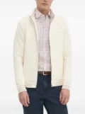 Hackett zip-front ribbed-cuff cardigan - 803