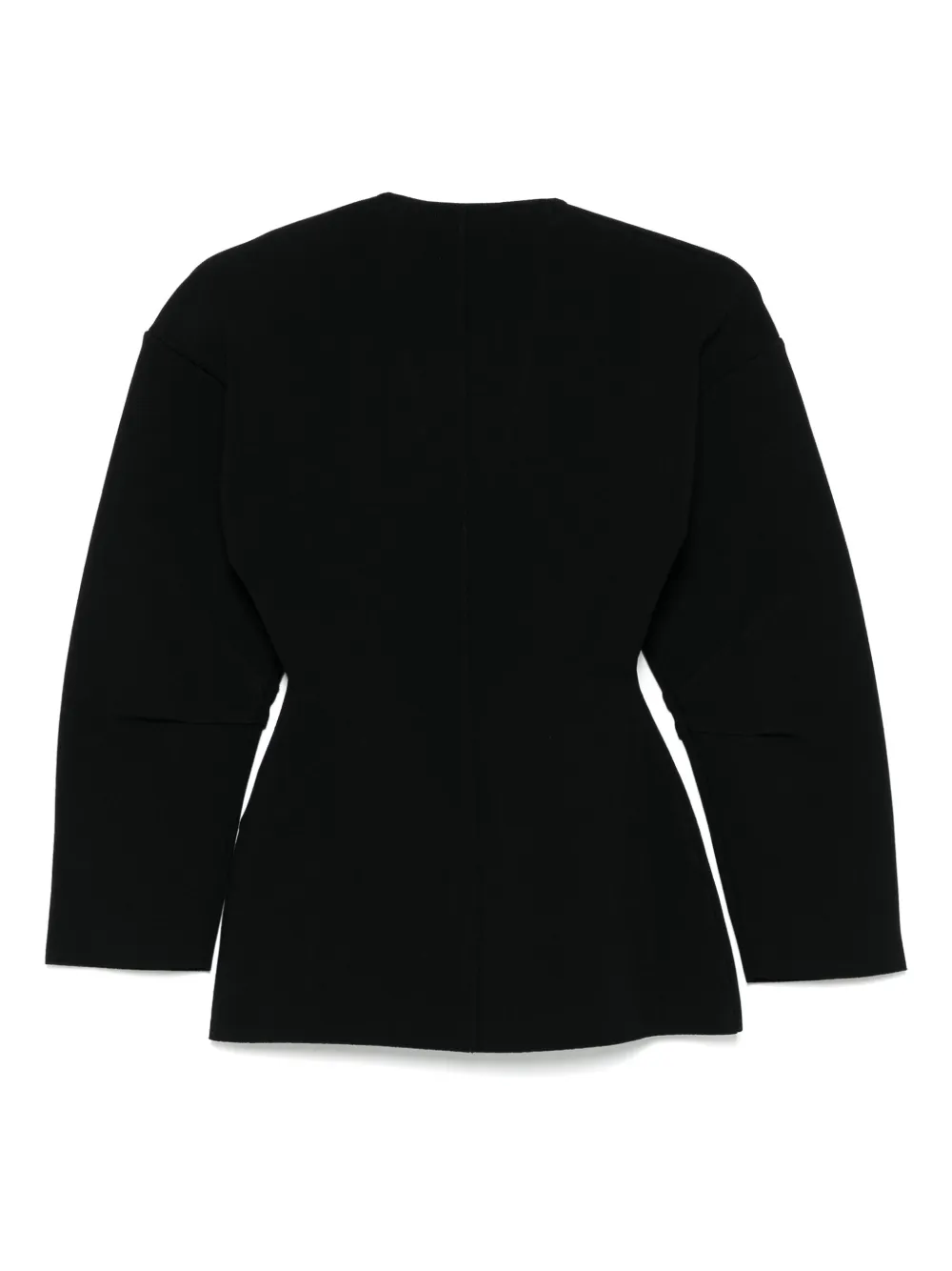 WARDROBE.NYC Geribbelde top - Zwart