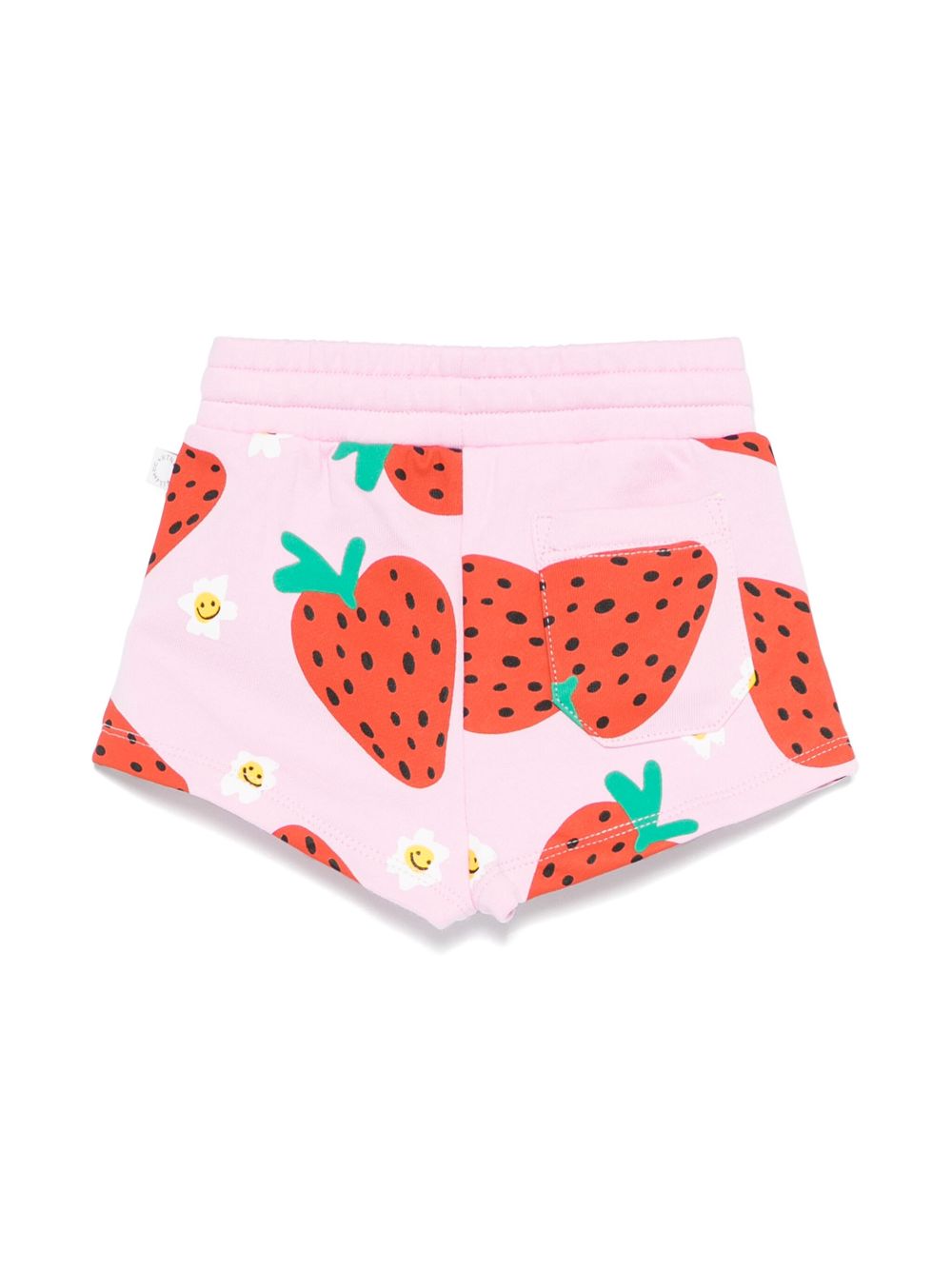 Stella McCartney Kids strawberry-print shorts - Pink