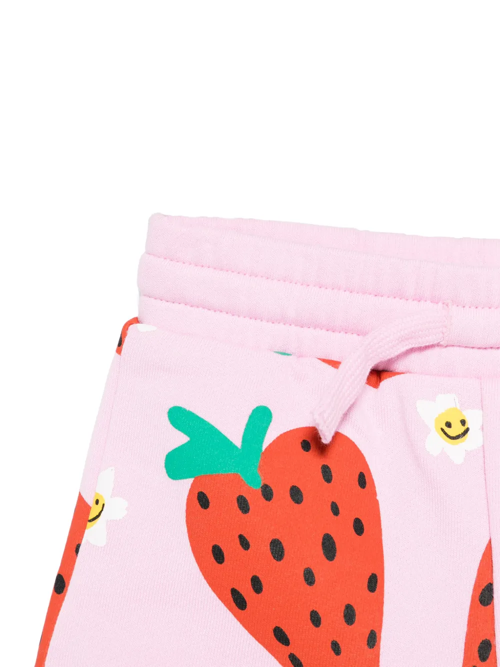 Stella McCartney Kids Shorts met aardbeienprint Roze