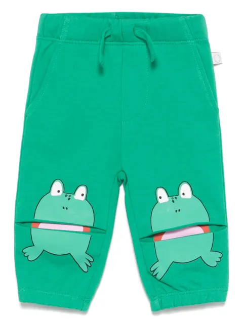 Stella McCartney Kids frog-print track pants
