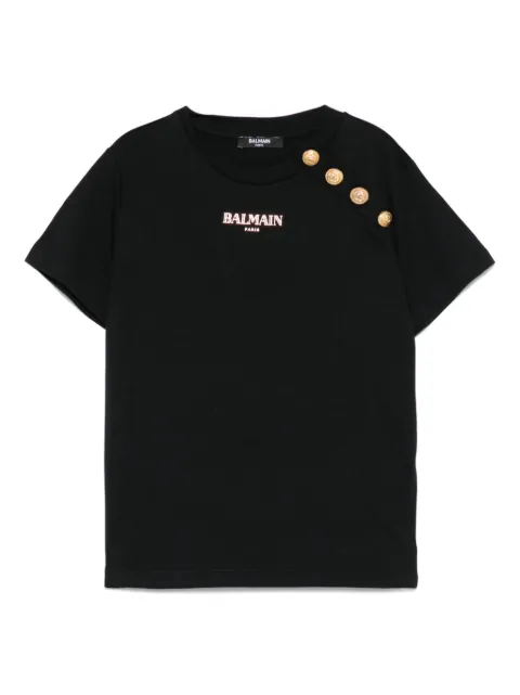 Balmain Kids logo-print T-shirt 