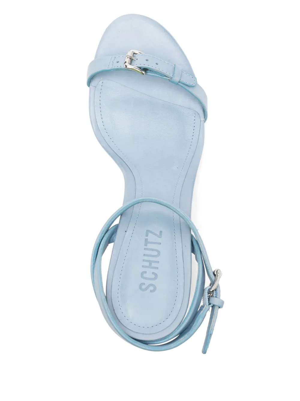 Schutz 75mm Aurora sandals Blue