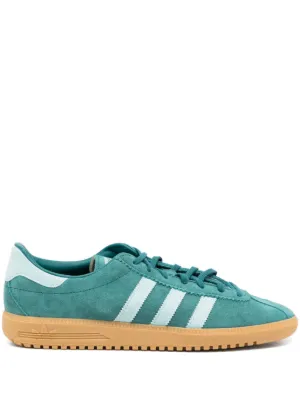Adidas Bermuda low-top Leather Sneakers | Blue | FARFETCH AZ
