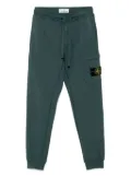 Stone Island logo-patch trousers - Green