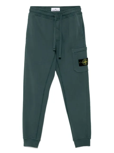 Stone Island  logo-patch trousers
