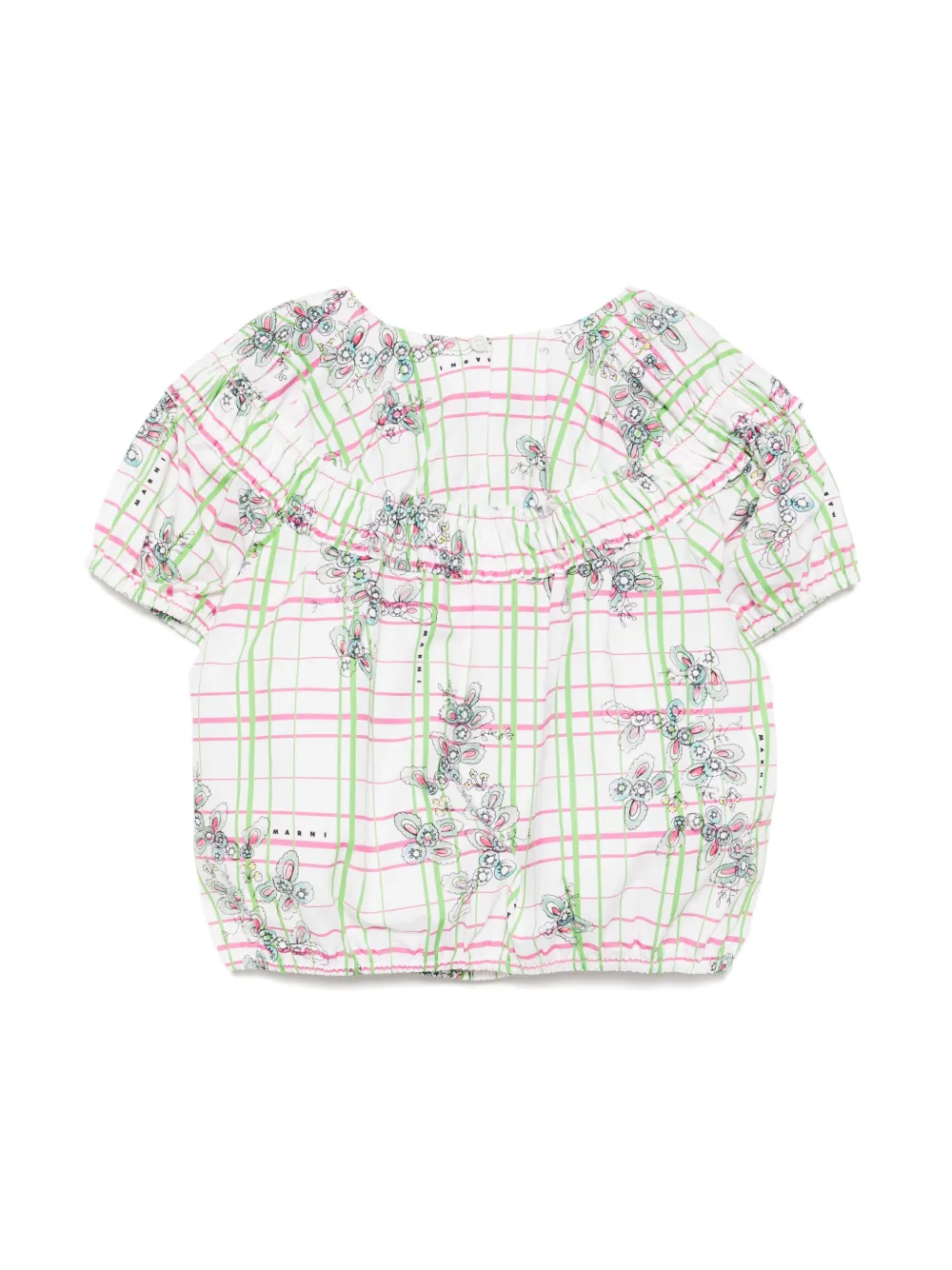 Marni Kids Shirt met print Wit